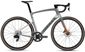 Gravel bicycle RIDLEY KANZO FAST - Force eTap AXS Classified 1x12s - color KAF-02As (Battleship Grey-Orange-Dove Grey)