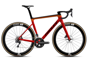 Road bicycle RIDLEY FALCN RS - Ultegra Di2 2x12s - color FRS-01Bm (Red-Orange-Black)