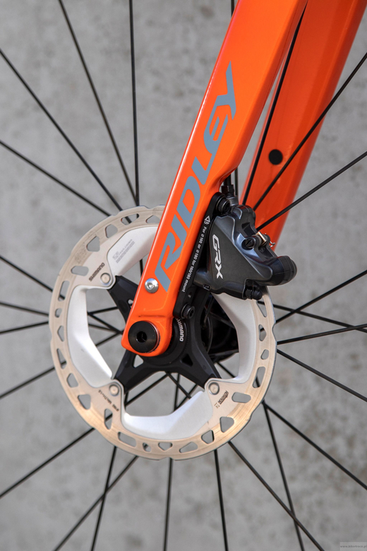 Bicycle RIDLEY GRIFN - 105 Di2 2x12s - color GRC-01Bs (Rich Orange Metallic-Bermuda Grey)