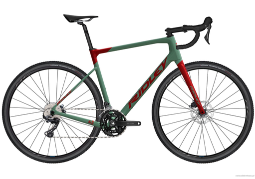 Bicycle RIDLEY GRIFN - GRX600 2x11s - color GRC-01Cs (Candy Red Metallic-Thyme Green)