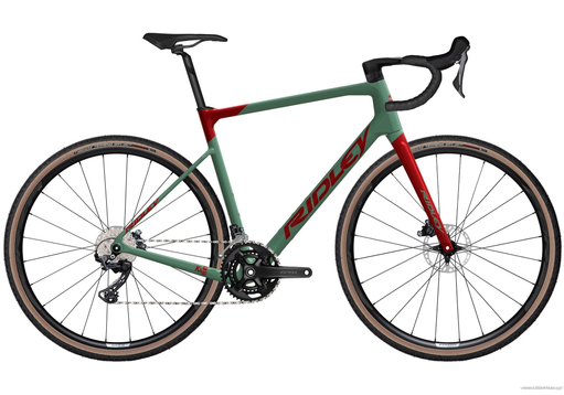 Bicycle RIDLEY GRIFN - GRX800 2x11s - color GRC-01Cs (Candy Red Metallic-Thyme Green)