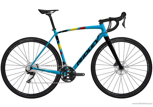 Gravel bicycle RIDLEY KANZO A - GRX800 2x11s - color KAA-03Bs (Belgian Blue-Red-Yellow-Black)