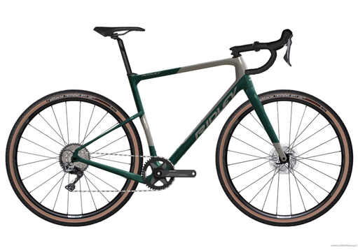 Gravel bicycle RIDLEY KANZO ADVENTURE 2.0 - GRX800 1x11s - color KAD-01As (Racing Green Metallic-Autumn Grey-Black)