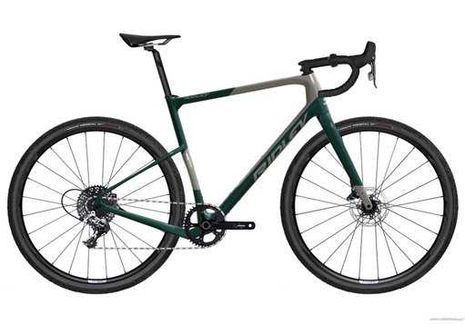 Gravel bicycle RIDLEY KANZO ADVENTURE 2.0 - Rival 1x11s - color KAD-01As (Racing Green Metallic-Autumn Grey-Black)