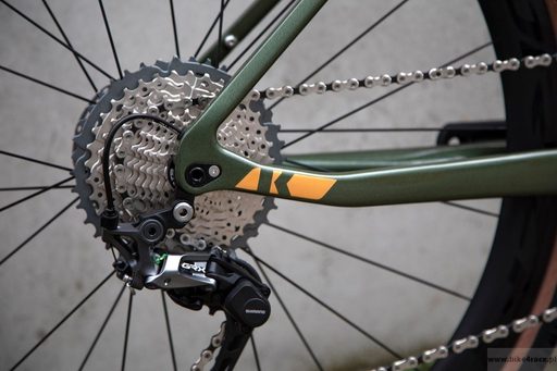 Gravel bicycle RIDLEY KANZO FAST - GRX800 1x11s - color KAF-01As (Army Green Metallic-Gold Metallic)