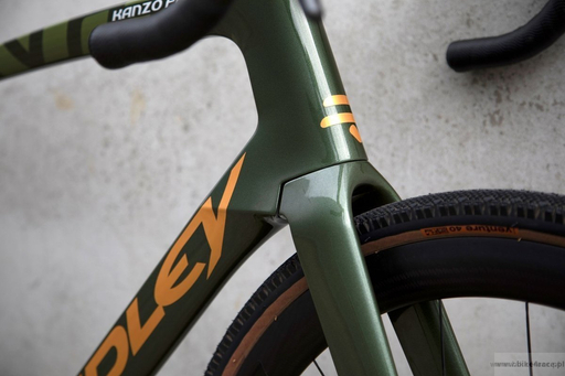 Gravel bicycle RIDLEY KANZO FAST - GRX800 1x11s - color KAF-01As (Army Green Metallic-Gold Metallic)
