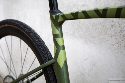 Gravel bicycle RIDLEY KANZO FAST - GRX800 1x11s - color KAF-01As (Army Green Metallic-Gold Metallic)