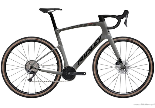 Gravel frameset RIDLEY KANZO FAST - color KAF-01Bs (Anthracite Metallic-Empress Grey Metallic)