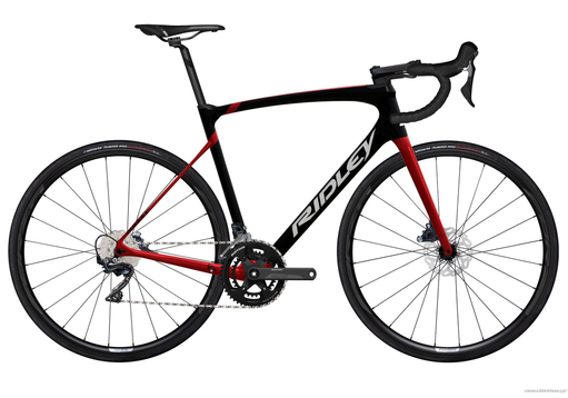 Road bicycle RIDLEY FENIX SLiC - Ultegra 2x11s - color FSD-30As (Black-Candy Red Metallic-White)