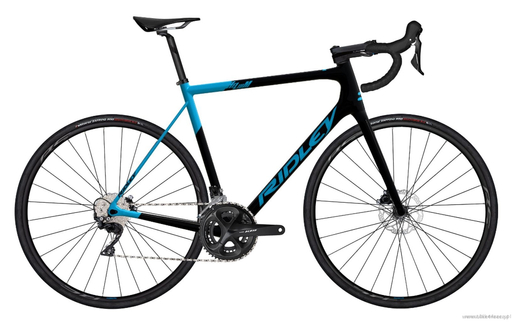 Road bicycle RIDLEY HELIUM DISC - 105 2x11s - color HED-01Bs (Black-Belgium Blue-Sea Blue Metallic)