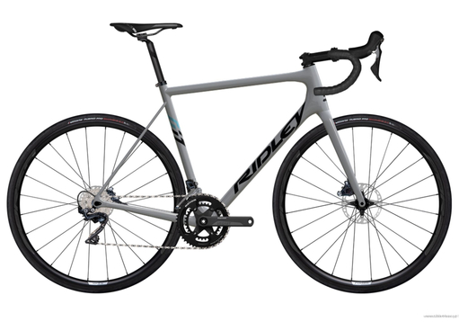 Road bicycle RIDLEY HELIUM SLX DISC - Ultegra 2x11s - color HXD-07As (Battle Ship Grey-Black)