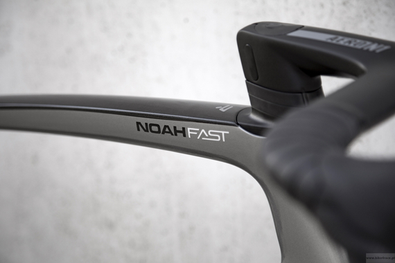 Road bicycle RIDLEY NOAH FAST DISC - Force eTap AXS 2x12s - color NFD-03Bs (Black Metallic-Empress Grey Metallic-Pale Slate Grey)