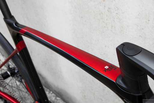 Road frameset RIDLEY FENIX SLiC - color FSD-30As (Black-Candy Red Metallic-White)