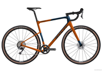 Gravel bicycle RIDLEY KANZO ADVENTURE 2.0 - GRX800 1x11s - color KAD-01Bs (Burnt Orange-Jeans Blue-Dark Yellow)