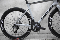 Road bicycle RIDLEY FALCN RS - Ultegra Di2 2x12s - color FRS-01Am (Battleship Grey-Black)