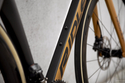 Road bicycle RIDLEY NOAH FAST DISC - Force eTap AXS 2x12s - color NFD-03Am (Black Metallic-Honey Gold Metallic)