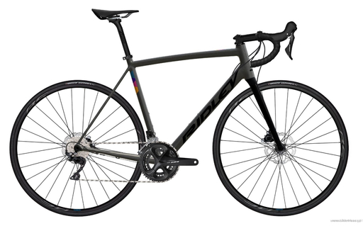 Road frameset RIDLEY FENIX SLA DISC - color FAD-02Bs (Anthracite Metallic-Black-Dark Yellow)