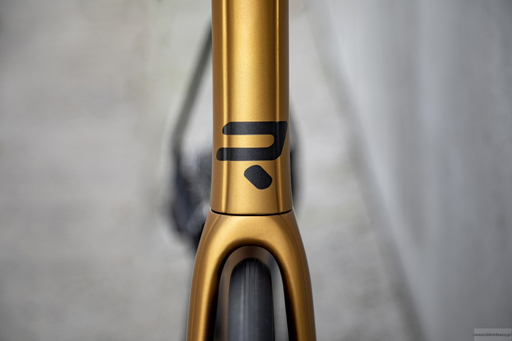 Road bicycle RIDLEY NOAH FAST DISC - 105 Di2 2x12s - color NFD-03Am (Black Metallic-Honey Gold Metallic)