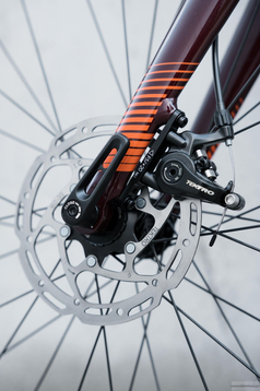 Rower gravel RIDLEY KALAZY - Claris 2x8s - kolor KEC-01Bs (Bourgogne Red Metallic-Orange)