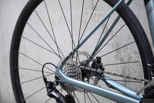 Road bicycle RIDLEY FENIX DISC - Ultegra 2x11s - color FEN-01Cs (Venice Blue Metallic-Black Metallic-Empress Grey Metallic)