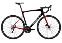 Road bicycle RIDLEY FENIX SLiC - 105 Di2 2x12s - color FSD-30As (Black-Candy Red Metallic-White)