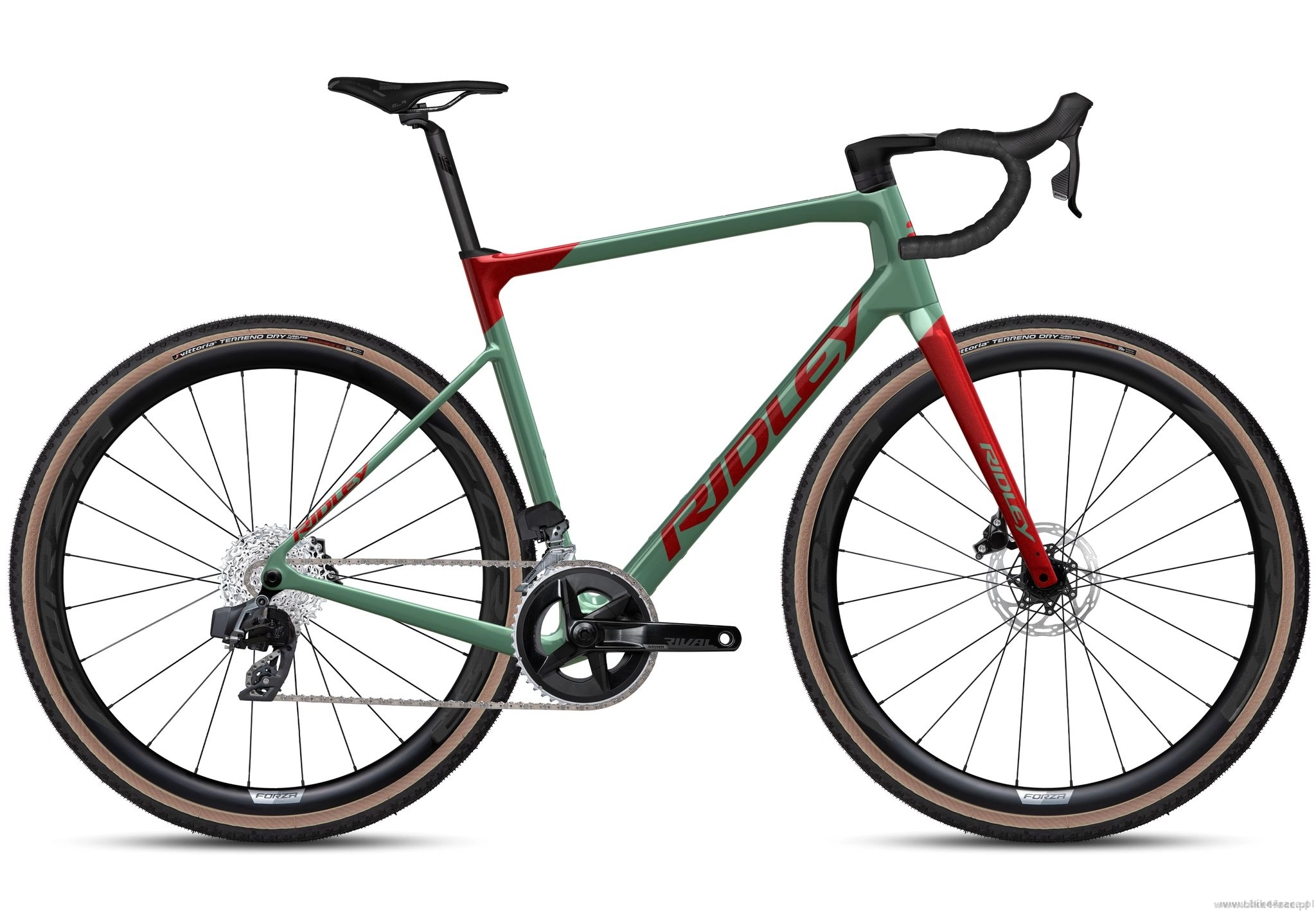 Bicycle RIDLEY GRIFN Rival eTap AXS 2x12s color GRC-01Cs (Candy Red  Metallic-Thyme Green)