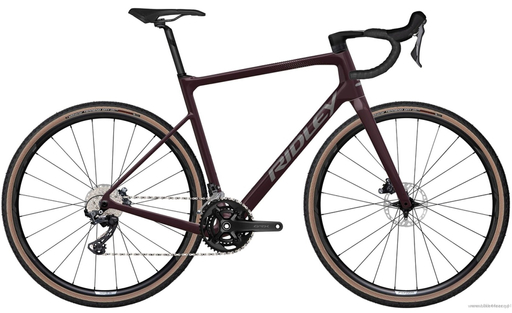 Bicycle RIDLEY GRIFN - GRX600 2x12s - color GRC-02Cm (Dark Plum Metallic-Autumn Grey)