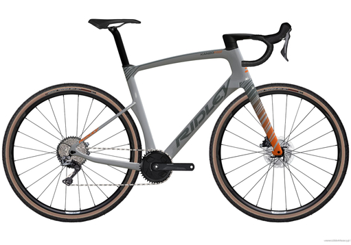 Rama gravel RIDLEY KANZO FAST - kolor KAF-02As (Battleship Grey-Orange-Dove Grey)