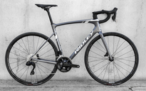 Road bicycle RIDLEY FENIX DISC - Ultegra 2x11s - color FEN-01As (Arctic Grey Metallic-White- Battleship Grey)
