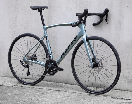 Road bicycle RIDLEY FENIX DISC - 105 Di2 2x12s - color FEN-01Cs (Venice Blue Metallic-Black Metallic-Empress Grey Metallic)
