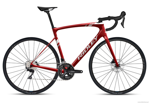 Rower szosowy RIDLEY FENIX DISC - 105 2x11s - kolor FEN-01Bs (Candy Red Metallic-White-Battleship Grey)