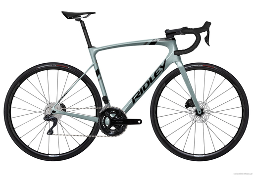 Road bicycle RIDLEY FENIX DISC - 105 Di2 2x12s - color FEN-01Cs (Venice Blue Metallic-Black Metallic-Empress Grey Metallic)