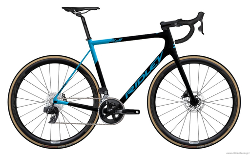 Rama szosowa RIDLEY HELIUM DISC - kolor HED-01Bs (Black-Belgium Blue-Sea Blue Metallic)