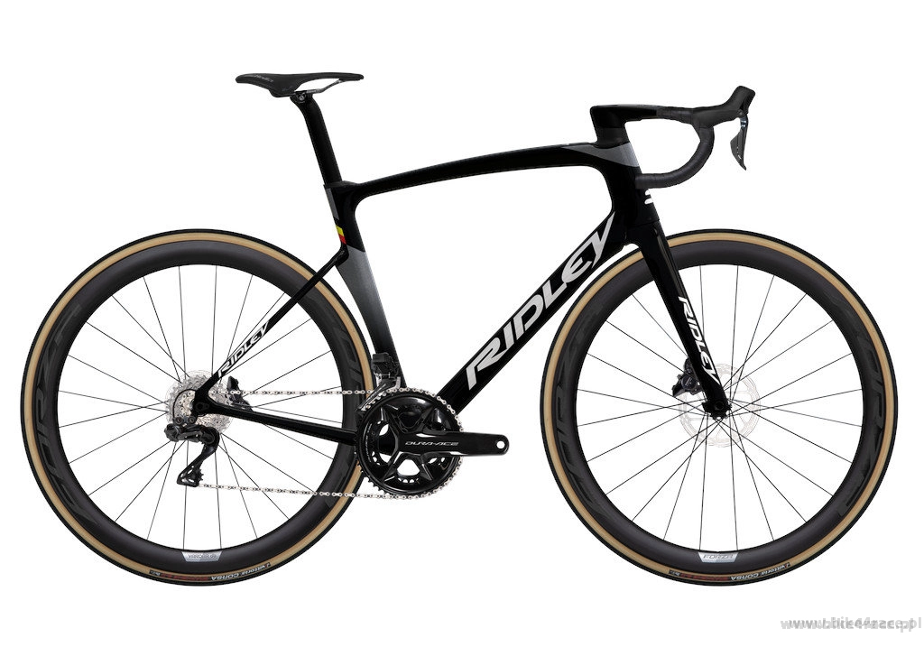 Road frameset RIDLEY NOAH FAST DISC Lotto-Dstny Replica Edition  (Black-White-Empress Grey Metallic)