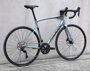 Road bicycle RIDLEY FENIX DISC - 105 Di2 2x12s - color FEN-01Cs (Venice Blue Metallic-Black Metallic-Empress Grey Metallic)