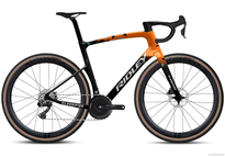 Rower gravel RIDLEY KANZO FAST - GRX800 Di2 Classified 1x11s - kolor D-1077R (Black-Rich Orange Metallic)