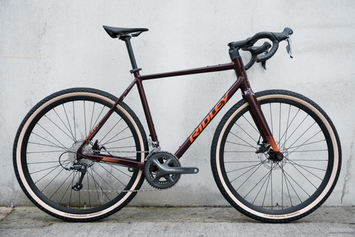 Rower gravel RIDLEY KALAZY - Claris 2x8s - kolor KEC-01Bs (Bourgogne Red Metallic-Orange)