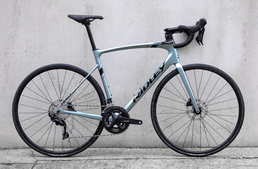 Road bicycle RIDLEY FENIX DISC - 105 Di2 2x12s - color FEN-01Cs (Venice Blue Metallic-Black Metallic-Empress Grey Metallic)