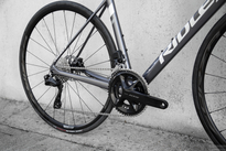 Road bicycle RIDLEY FENIX DISC - Ultegra 2x11s - color FEN-01As (Arctic Grey Metallic-White- Battleship Grey)