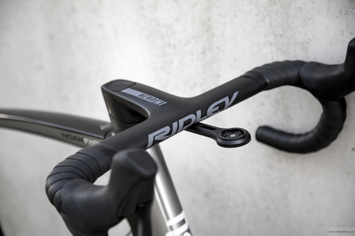 Road bicycle RIDLEY NOAH FAST DISC - Ultegra Di2 2x12s - color NFD-03Bs (Black Metallic-Empress Grey Metallic-Pale Slate Grey)