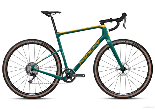 Rama gravel RIDLEY KANZO ADVENTURE 2.0 - kolor KAD-02As (Honey Gold Metallic-Ocean Green)