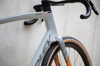 Gravel bicycle RIDLEY KANZO FAST - Rival eTap AXS XPLR 1x12s - color KAF-02As (Battleship Grey-Orange-Dove Grey)