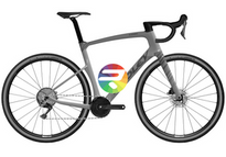 Gravel frameset RIDLEY KANZO FAST - color KAF-02As (Battleship Grey-Orange-Dove Grey)
