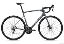 Road bicycle RIDLEY FENIX DISC - Ultegra 2x11s - color FEN-01As (Arctic Grey Metallic-White- Battleship Grey)