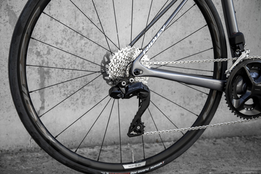 Road bicycle RIDLEY FENIX DISC - Ultegra 2x11s - color FEN-01As (Arctic Grey Metallic-White- Battleship Grey)