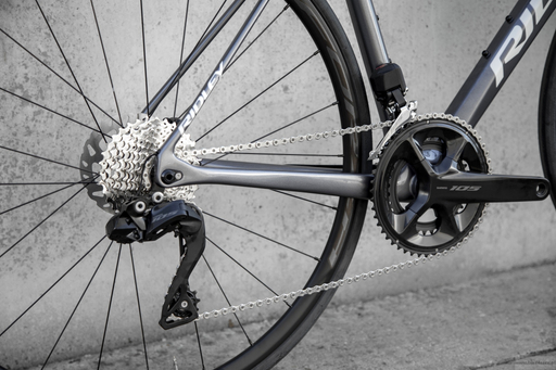 Road bicycle RIDLEY FENIX DISC - 105 2x11s - color FEN-01As (Arctic Grey Metallic-White- Battleship Grey)