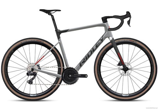 Rower RIDLEY GRIFN - GRX800 Di2 1x11s Classified- kolor GRC-01As (Elephant Grey-Red)