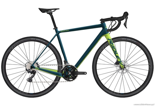 Rower gravel RIDLEY KANZO ADVENTURE 1.0 - GRX600 2x11s - kolor KAC-03Bs (Jeans Blue Metallic-Lime Green)