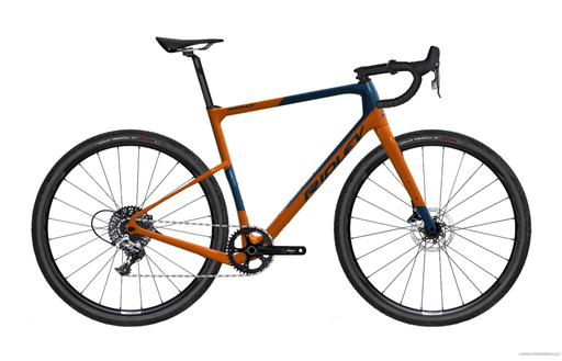 Rower gravel RIDLEY KANZO ADVENTURE 2.0 - Rival 1x11s - kolor KAD-01Bs (Burnt Orange-Jeans Blue-Dark Yellow)