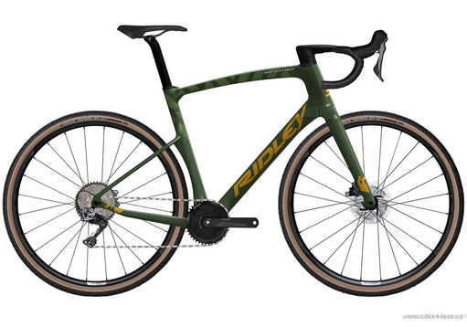 Rower gravel RIDLEY KANZO FAST - GRX800 1x11s - kolor KAF-01As (Army Green Metallic-Gold Metallic)